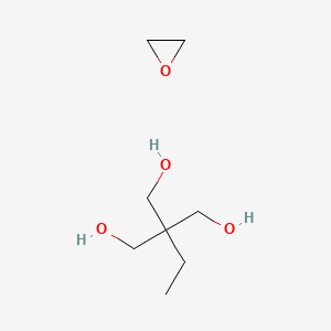molecular formula C8H18O4 B3050939 1,3-Propanediol, 2-ethyl-2-(hydroxymethyl)-, polymer with oxirane CAS No. 29860-47-7