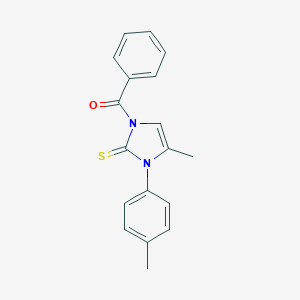 1-benzoyl-4-methyl-3-(4-methylphenyl)-1,3-dihydro-2H-imidazole-2-thione