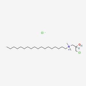 molecular formula C23H49Cl2NO B3050952 (3-Chloro-2-hydroxypropyl)dimethyloctadecylammonium chloride CAS No. 3001-63-6