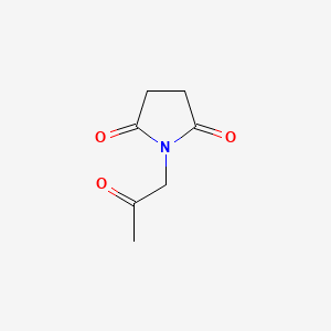 molecular formula C7H9NO3 B3050955 1-(2-Oxopropyl)pyrrolidine-2,5-dione CAS No. 30057-93-3