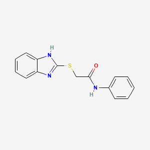 Acetamide, 2-(1H-benzimidazol-2-ylthio)-N-phenyl-