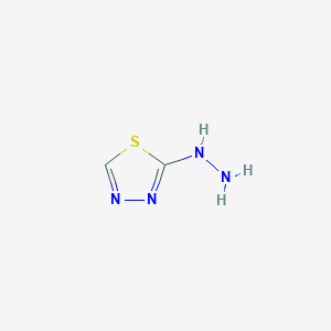 molecular formula C2H4N4S B3050967 1,3,4-Thiadiazol-2-ylhydrazine CAS No. 30094-47-4