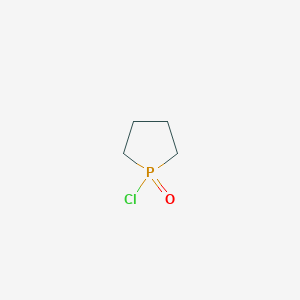 molecular formula C4H8ClOP B3050974 Phospholane, 1-chloro-, 1-oxide CAS No. 30148-59-5