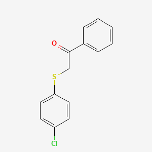 Ethanone, 2-[(4-chlorophenyl)thio]-1-phenyl-