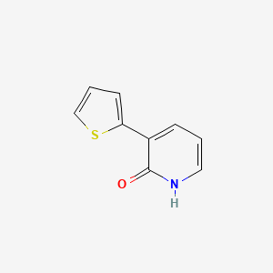 molecular formula C9H7NOS B3050989 2-Hydroxy-3-(thiophen-2-YL)pyridine CAS No. 30236-48-7