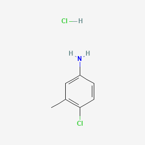 molecular formula C7H9Cl2N B3050991 4-Chloro-3-methylaniline hydrochloride CAS No. 30273-23-5