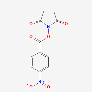 molecular formula C11H8N2O6 B3050997 2,5-Dioxopyrrolidin-1-yl 4-nitrobenzoate CAS No. 30364-58-0