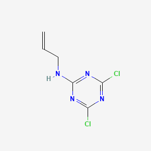 molecular formula C6H6Cl2N4 B3050999 N-Allyl-4,6-dichloro-1,3,5-triazin-2-amine CAS No. 30369-80-3