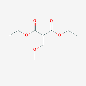 molecular formula C9H16O5 B3051000 Propanedioic acid, (methoxymethyl)-, diethyl ester CAS No. 30379-04-5