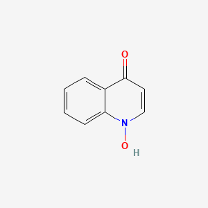 molecular formula C9H7NO2 B3051003 4-喹啉醇，1-氧化物 CAS No. 3039-74-5