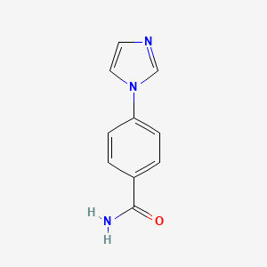 molecular formula C10H9N3O B3051004 4-(1H-imidazol-1-yl)benzamide CAS No. 303994-67-4