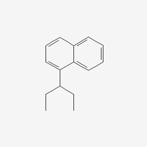 molecular formula C15H18 B3051006 Naphthalene, 1-(1-ethylpropyl)- CAS No. 3042-56-6