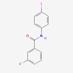 3-fluoro-N-(4-iodophenyl)benzamide