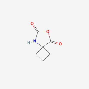 molecular formula C6H7NO3 B3051021 7-Oxa-5-azaspiro[3.4]octane-6,8-dione CAS No. 3049-40-9