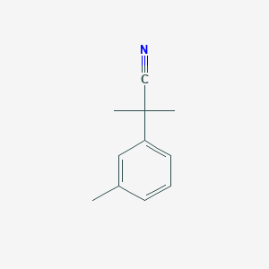 molecular formula C11H13N B3051031 2-Methyl-2-(3-methylphenyl)propanenitrile CAS No. 30568-27-5