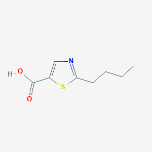molecular formula C8H11NO2S B3051053 2-Butyl-1,3-thiazole-5-carboxylic acid CAS No. 30709-73-0