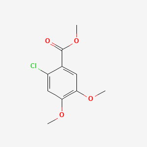 molecular formula C10H11ClO4 B3051054 6-氯-3,4-二甲氧基苯甲酸甲酯 CAS No. 30714-88-6