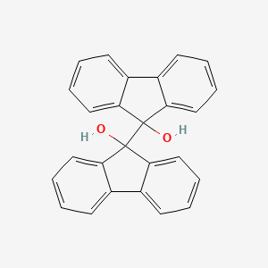 molecular formula C26H18O2 B3051057 [9,9'-Bi-9H-fluorene]-9,9'-diol CAS No. 3073-51-6
