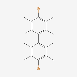 molecular formula C20H24Br2 B3051060 4,4'-Dibromo-2,2',3,3',5,5',6,6'-octamethylbiphenyl CAS No. 3075-70-5