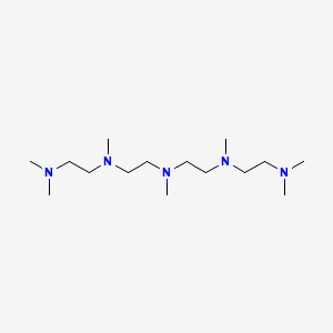 molecular formula C15H37N5 B3051074 N-(2-(Dimethylamino)ethyl)-N'-(2-((2-(dimethylamino)ethyl)methylamino)ethyl)-N,N'-dimethylethylenediamine CAS No. 3083-11-2