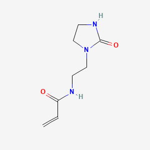 molecular formula C8H13N3O2 B3051084 n-[2-(2-Oxoimidazolidin-1-yl)ethyl]acrylamide CAS No. 3089-22-3