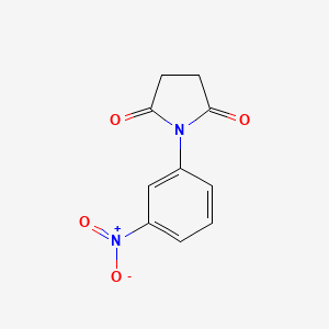 molecular formula C10H8N2O4 B3051101 1-(3-Nitrophenyl)pyrrolidine-2,5-dione CAS No. 31036-66-5