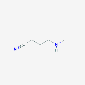 molecular formula C5H10N2 B3051105 4-(Methylamino)butanenitrile CAS No. 31058-09-0