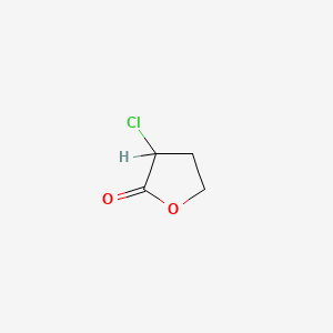 molecular formula C4H5ClO2 B3051119 2(3H)-Furanone, 3-chlorodihydro- CAS No. 31167-90-5