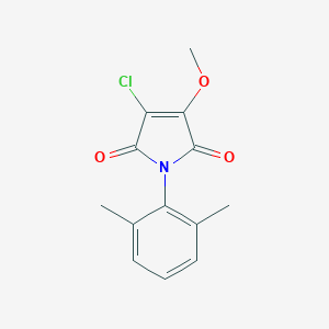 molecular formula C13H12ClNO3 B305112 3-chloro-1-(2,6-dimethylphenyl)-4-methoxy-1H-pyrrole-2,5-dione 