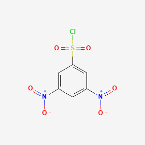 molecular formula C6H3ClN2O6S B3051123 3,5-Dinitrobenzenesulfonyl chloride CAS No. 31206-25-4