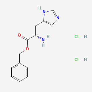 molecular formula C13H17Cl2N3O2 B3051139 Benzyl L-histidinate dihydrochloride CAS No. 31321-62-7