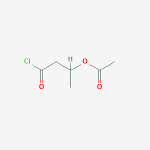 molecular formula C6H9ClO3 B3051172 4-Chloro-4-oxobutan-2-yl acetate CAS No. 31680-60-1