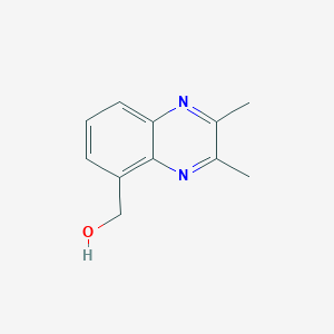 molecular formula C11H12N2O B3051177 (2,3-Dimethylquinoxalin-5-YL)methanol CAS No. 317593-22-9