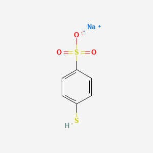 molecular formula C6H5NaO3S2 B3051200 Sodium 4-mercaptobenzene sulfonate CAS No. 31984-70-0