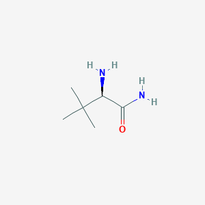 molecular formula C6H14N2O B3051201 (2R)-2-Amino-3,3-dimethylbutanamide CAS No. 319930-78-4