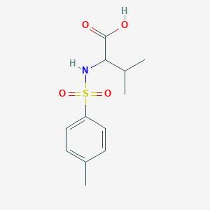 molecular formula C12H17NO4S B3051202 3-甲基-2-(4-甲基苯磺酰胺基)丁酸 CAS No. 32013-47-1