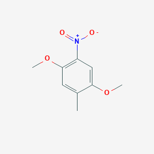 molecular formula C9H11NO4 B3051227 1,4-Dimethoxy-2-methyl-5-nitrobenzene CAS No. 32185-64-1