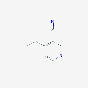 molecular formula C8H8N2 B3051230 4-Ethylnicotinonitrile CAS No. 3222-55-7
