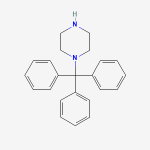 molecular formula C23H24N2 B3051258 1-Tritylpiperazine CAS No. 32422-96-1