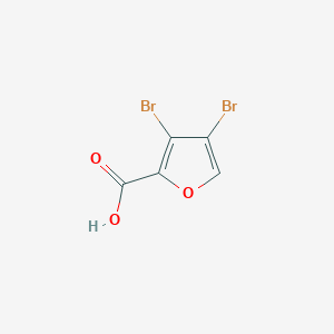 molecular formula C5H2Br2O3 B3051265 3,4-二溴呋喃-2-羧酸 CAS No. 32460-04-1