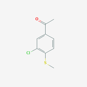 molecular formula C9H9ClOS B3051267 1-(3-Chloro-4-(methylthio)phenyl)ethanone CAS No. 32467-66-6