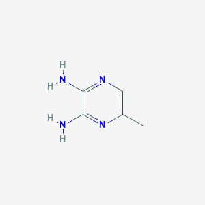 molecular formula C5H8N4 B3051268 5-甲基吡嗪-2,3-二胺 CAS No. 32493-82-6