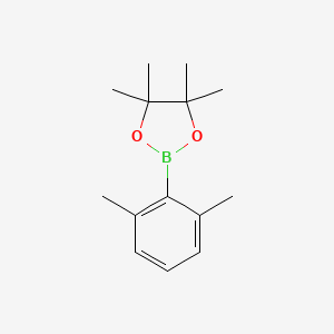 molecular formula C14H21BO2 B3051272 2-(2,6-二甲基苯基)-4,4,5,5-四甲基-1,3,2-二氧杂硼环丁烷 CAS No. 325141-72-8