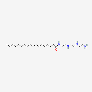 molecular formula C24H52N4O B3051279 N-(2-((2-((2-Aminoethyl)amino)ethyl)amino)ethyl)stearamide CAS No. 32582-85-7