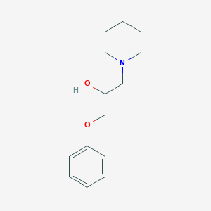 molecular formula C14H21NO2 B3051281 1-Phenoxy-3-(piperidin-1-yl)propan-2-ol CAS No. 32599-04-5