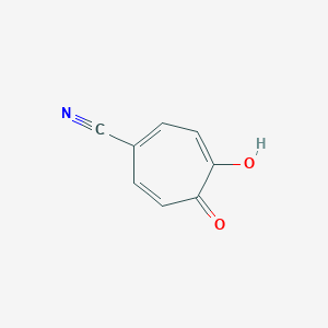 molecular formula C8H5NO2 B3051287 5-氰基三环酮 CAS No. 3266-92-0