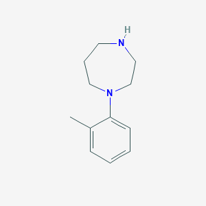 molecular formula C12H18N2 B3051289 1-(2-Methylphenyl)-1,4-diazepane CAS No. 326860-05-3