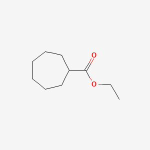 molecular formula C10H18O2 B3051300 Ethyl cycloheptanecarboxylate CAS No. 32777-26-7