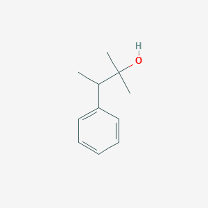 molecular formula C11H16O B3051307 2-Methyl-3-phenyl-2-butanol CAS No. 3280-08-8