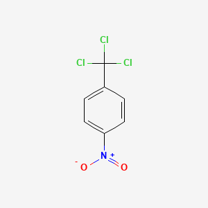 molecular formula C7H4Cl3NO2 B3051314 苯，1-硝基-4-(三氯甲基)- CAS No. 3284-64-8